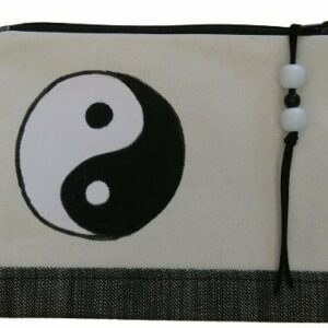 yin-yang zip pouch